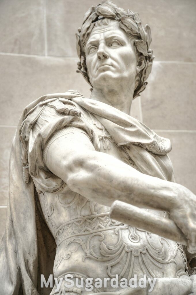 escultura de mármore de Julio César
